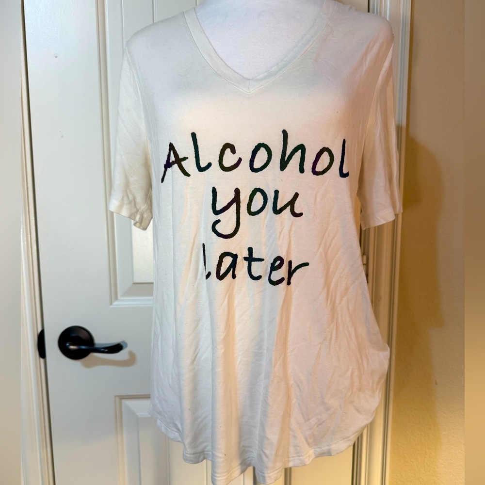 A new Day custom designed women’s graphic top